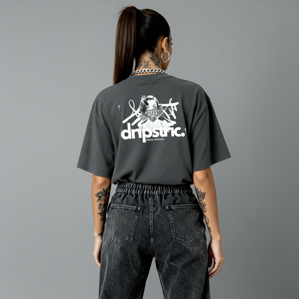 Lady - Oversized Faded Tee