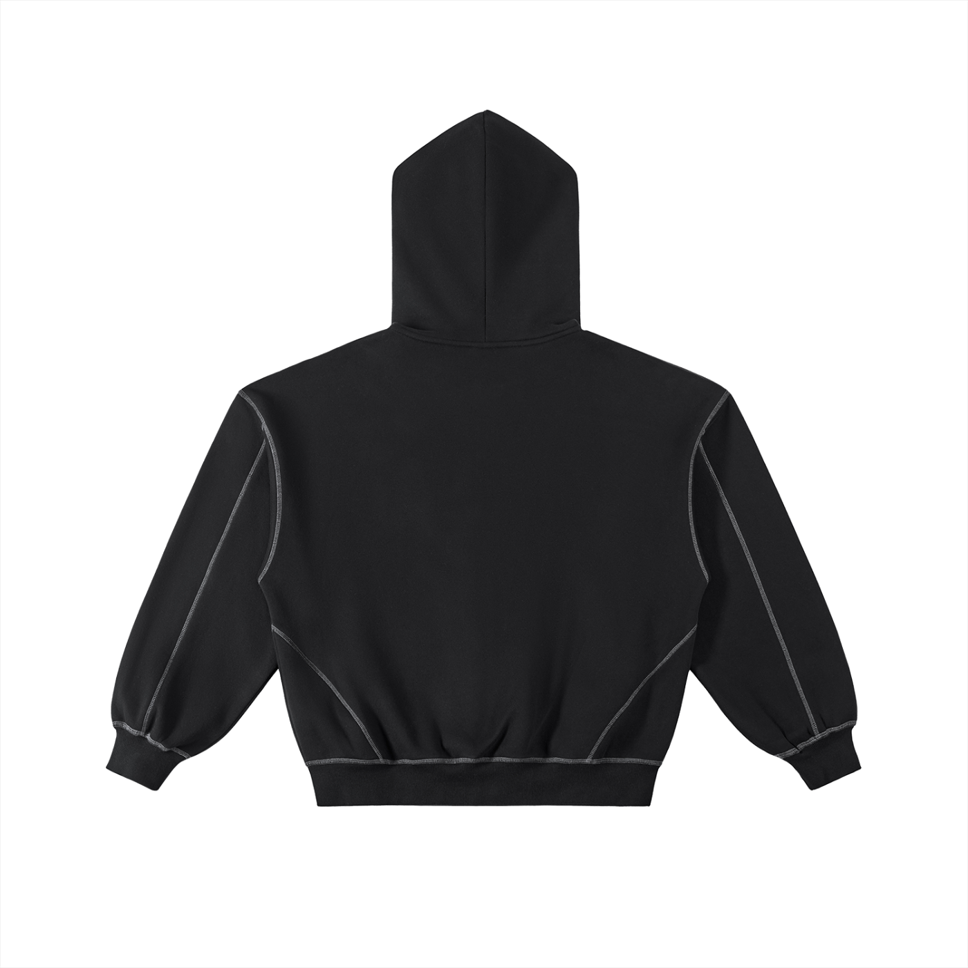 Zip-Up Stitched Hoodie - Dripstric® Edition