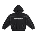 Contrast-Stitched Hoodie - Dripstric® Edition