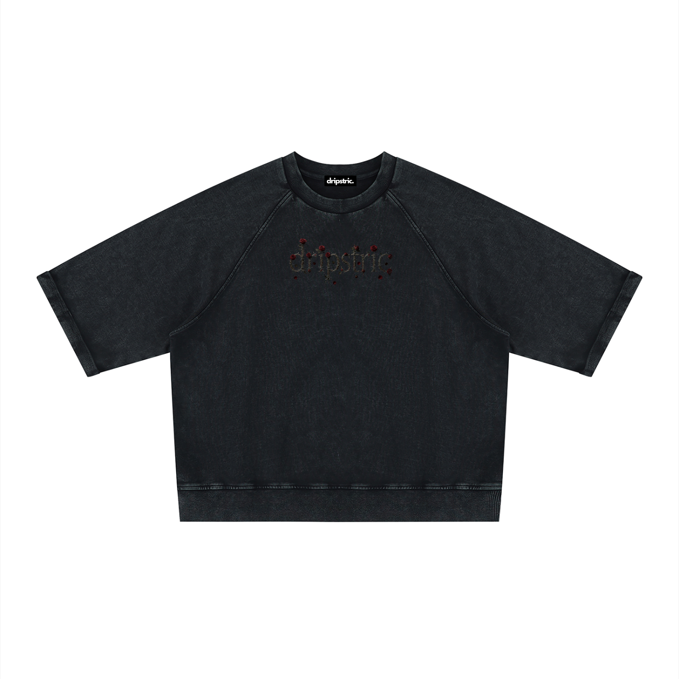 (LIMITED)Short Sweatshirt - Roses
