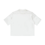 Lace Paneling T-Shirt - Limited Designs (Rosas)