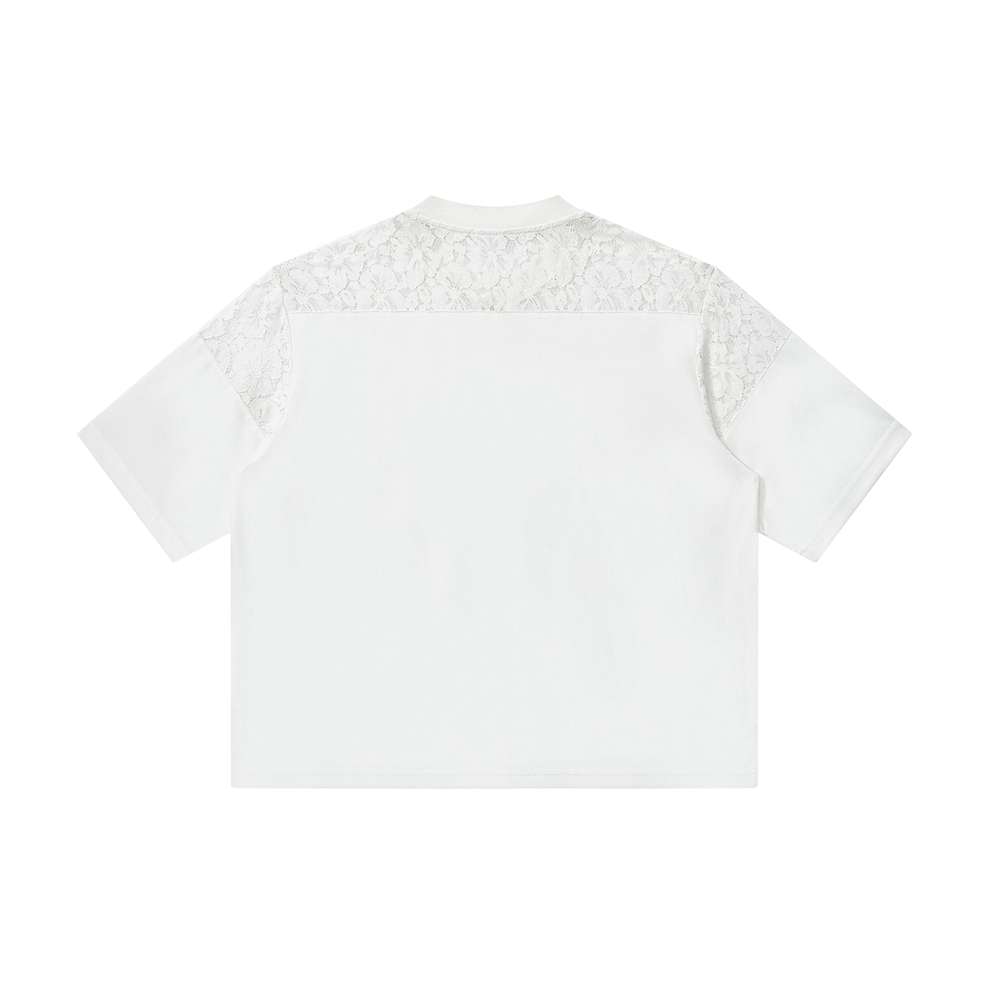 Lace Paneling T-Shirt - Limited Designs (Rosas)