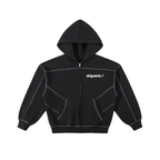 Zip-Up Stitched Hoodie - Dripstric® Edition
