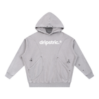 Distressed Panel Hoodie - Dripstric® Edition