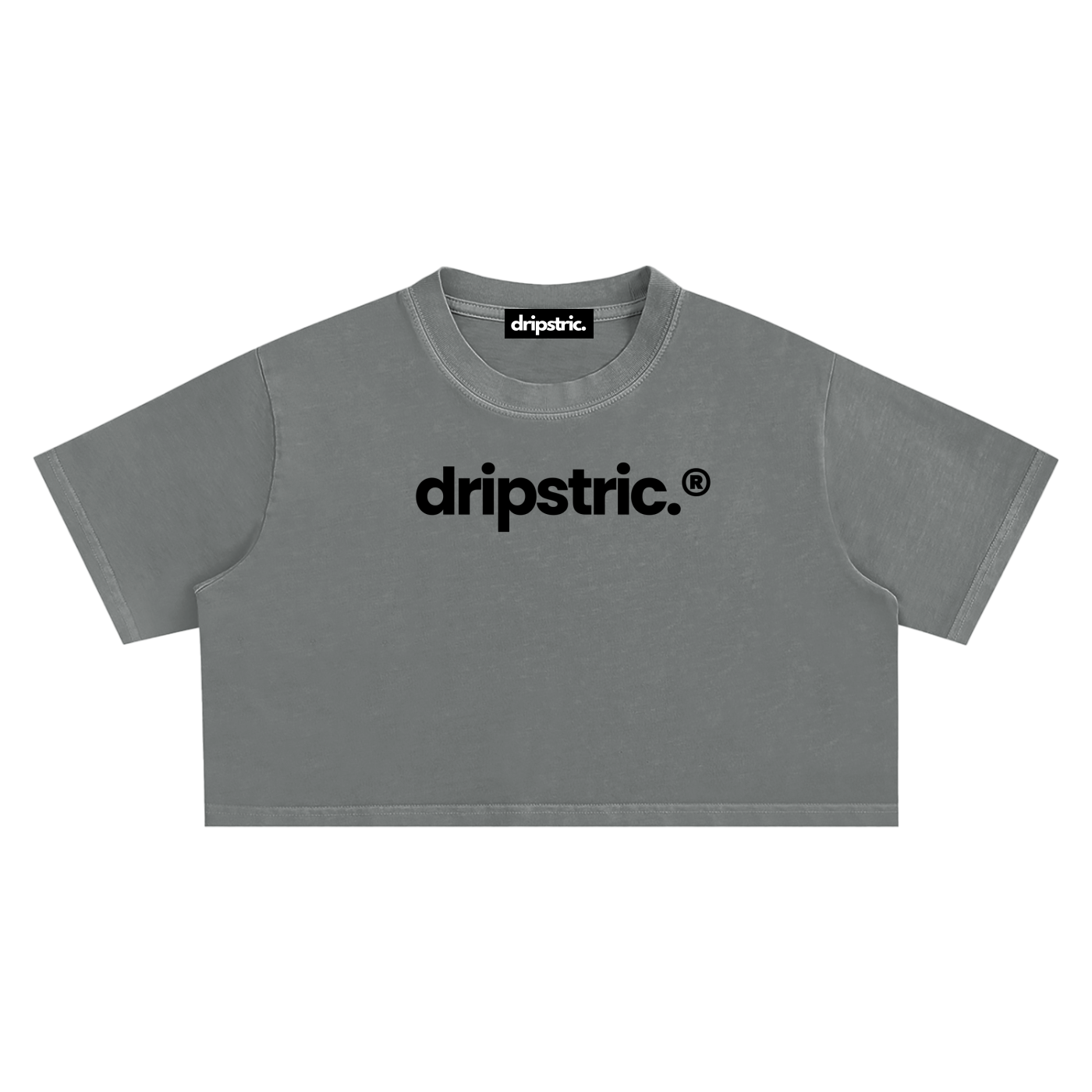 Washed Crop-Top - Dripstric.® Edition