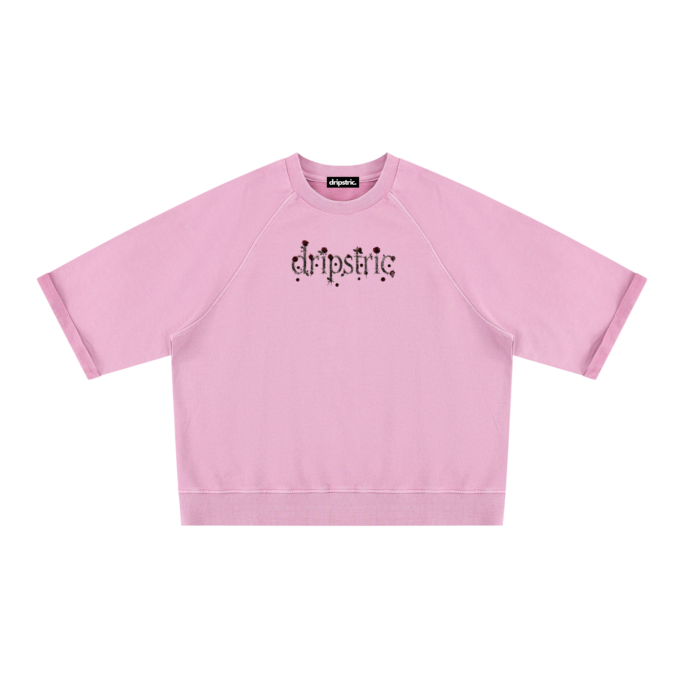 (LIMITED)Short Sweatshirt - Roses