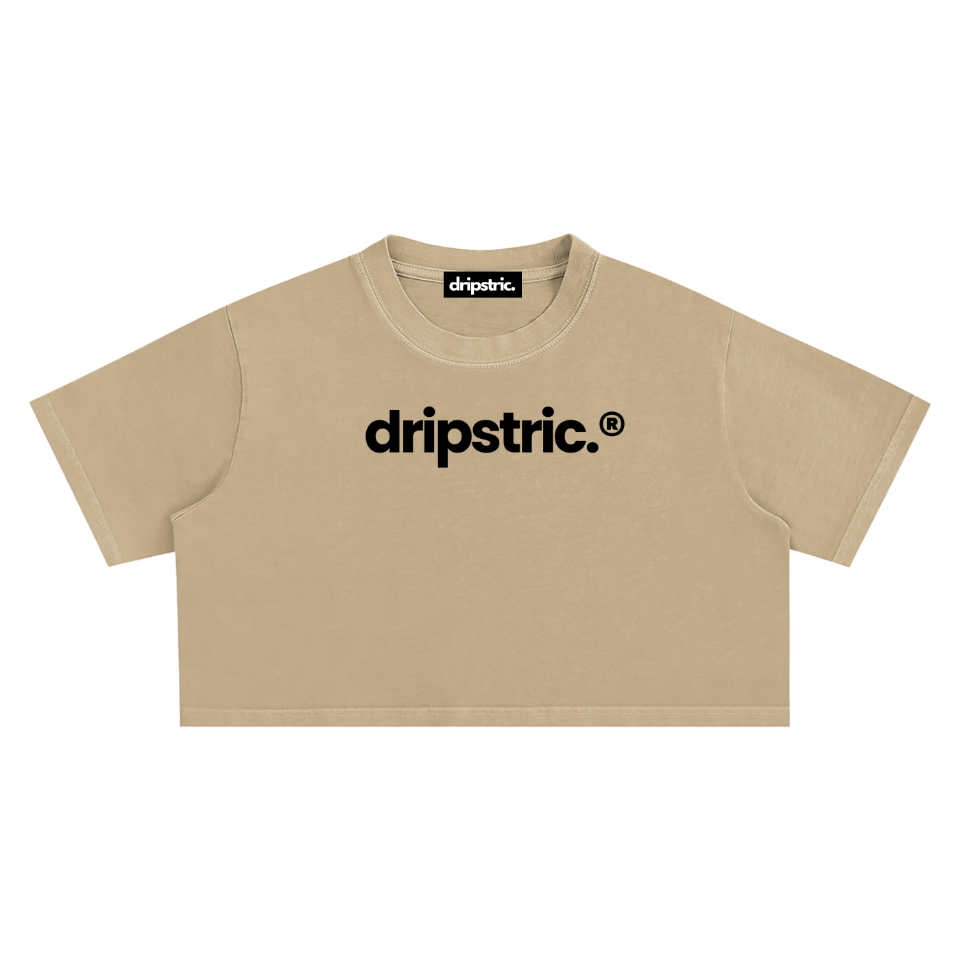 Washed Crop-Top - Dripstric.® Edition