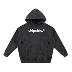 Distressed Panel Hoodie - Dripstric® Edition