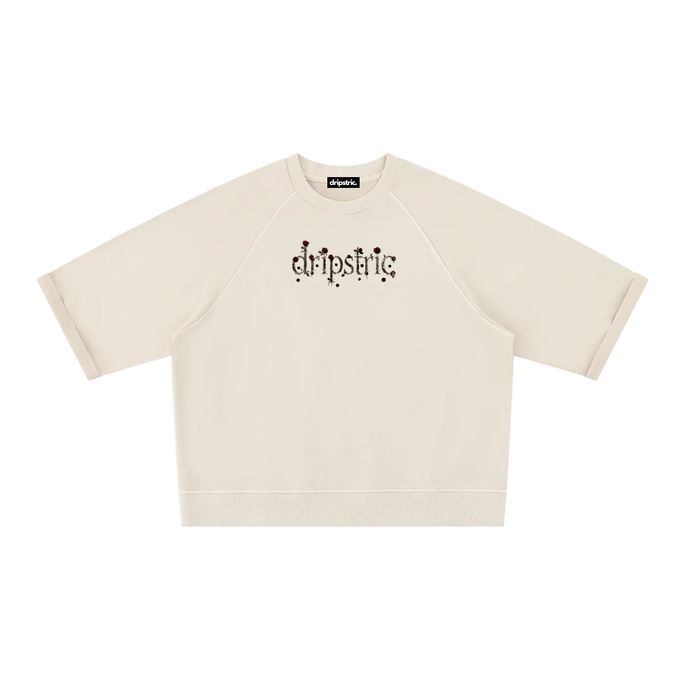 (LIMITED)Short Sweatshirt - Roses