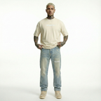 Ribbed-Neck Tee - Dripstric® Edition