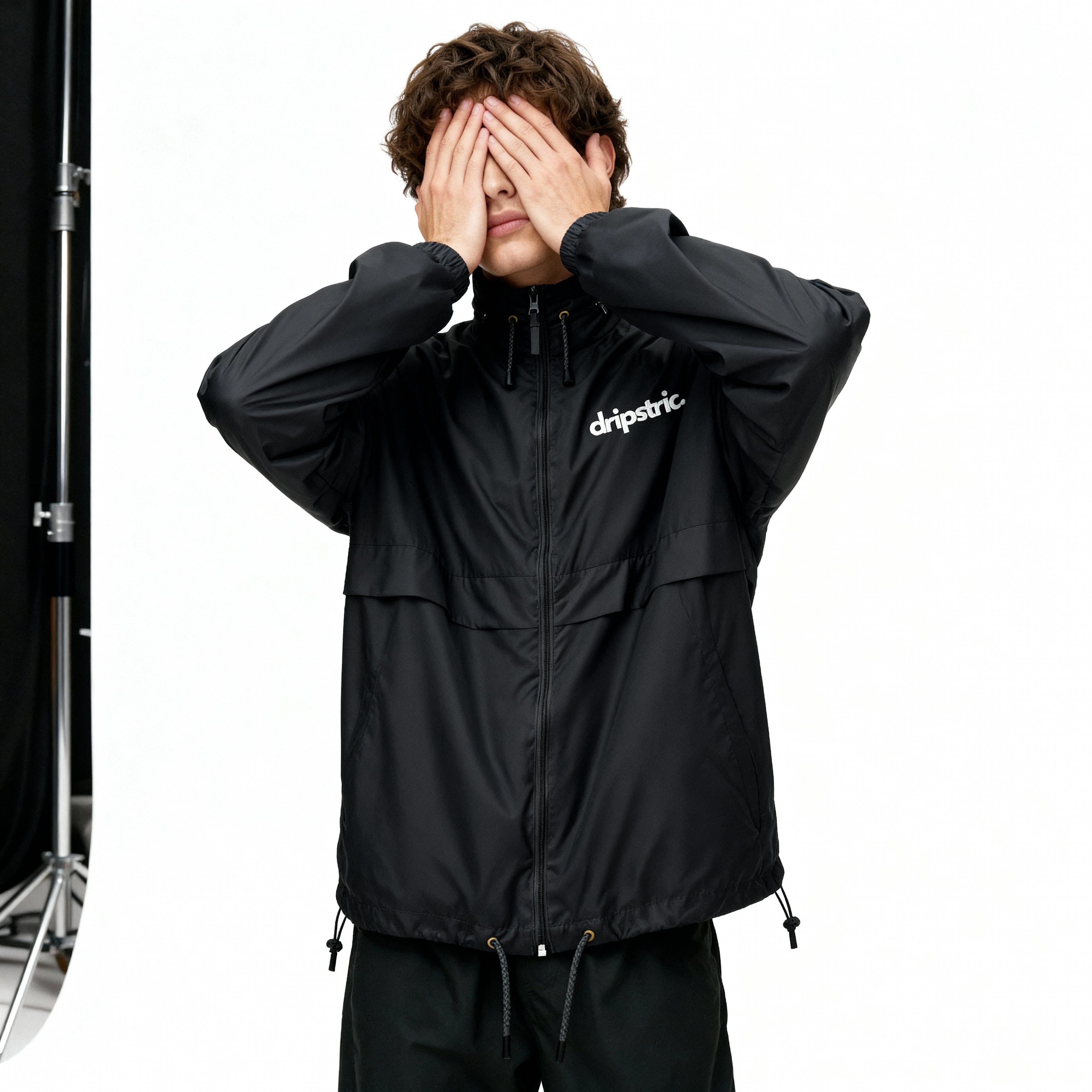Embroidered Logo Windbreaker
