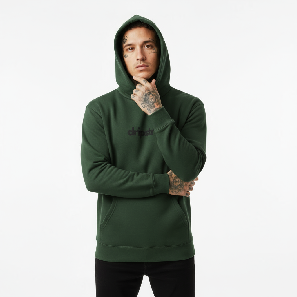 Embroidered Logo Hoodie