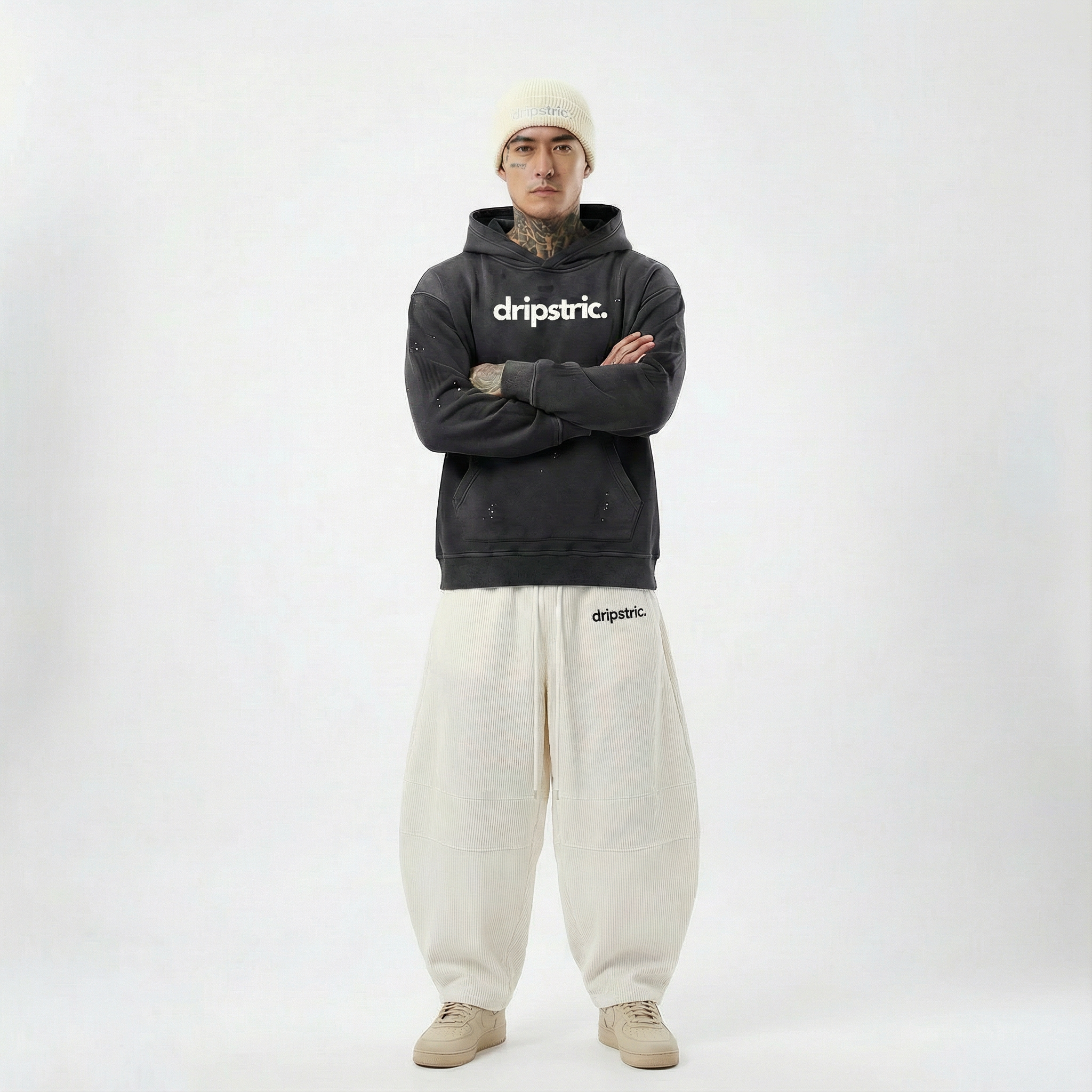 Distressed Hoodie - Dripstric® Edition