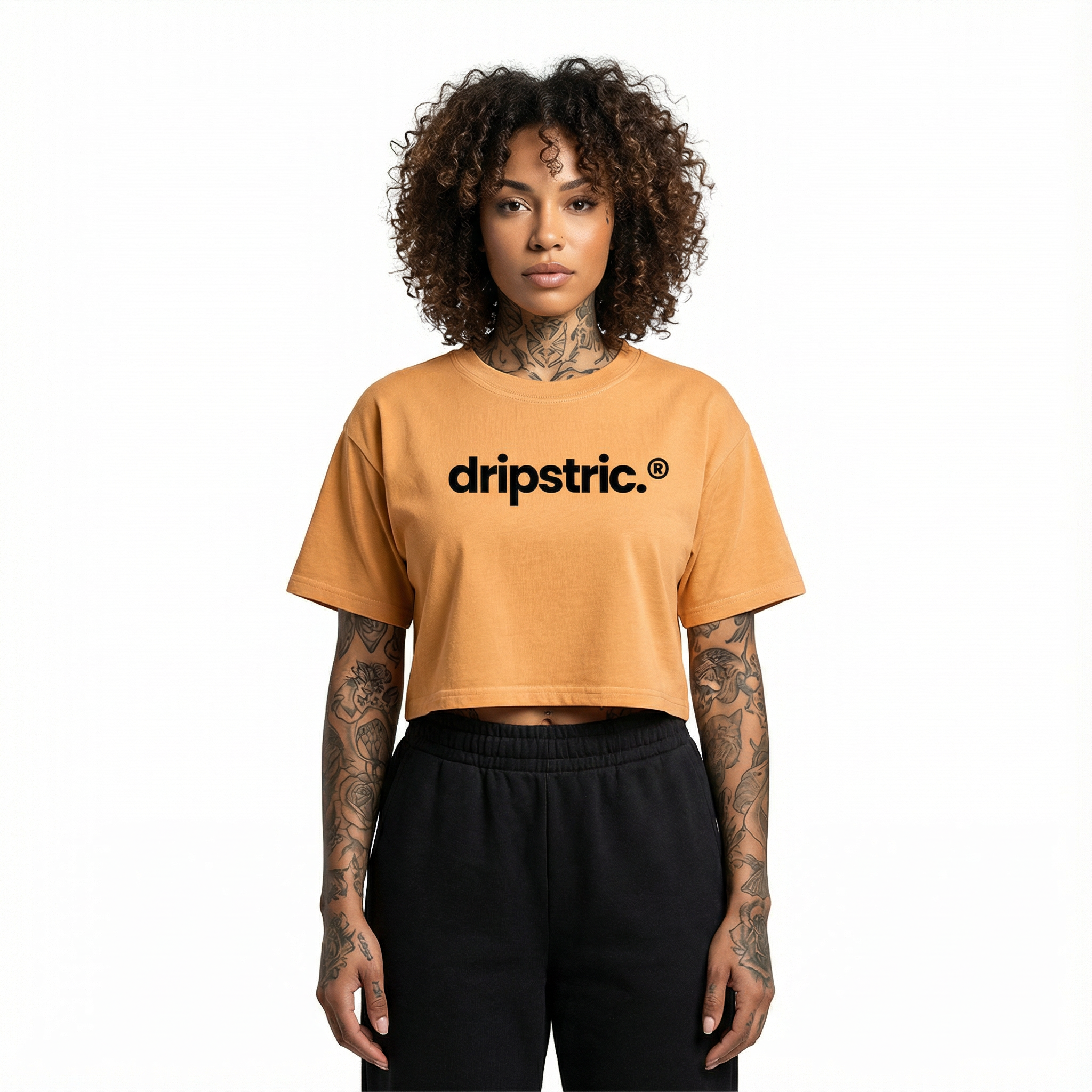 Washed Crop-Top - Dripstric.® Edition