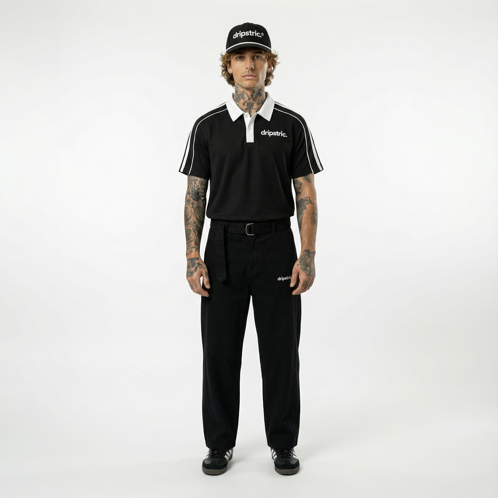 Sport Polo White - Dripstric® Edition