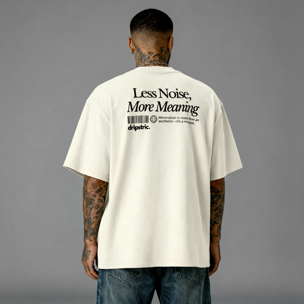 Meaning - Oversized faded Tee