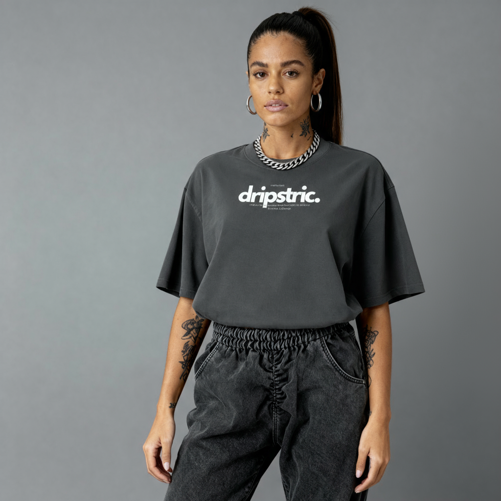 Lady - Oversized Faded Tee