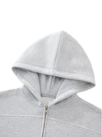 Zip-Up Stitched Hoodie - Dripstric® Edition