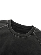 Women's Mineral Wash Raglan Crop T-Shirt