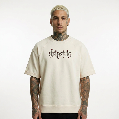 (LIMITED)Short Sweatshirt - Roses