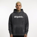 Distressed Washed Hoodie - D001