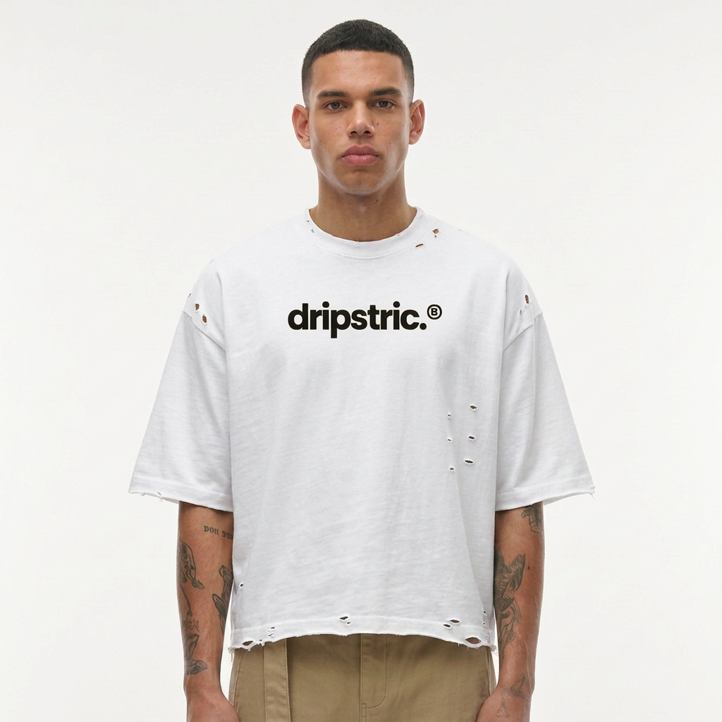 Distressed Tee — Dripstric® Edition 