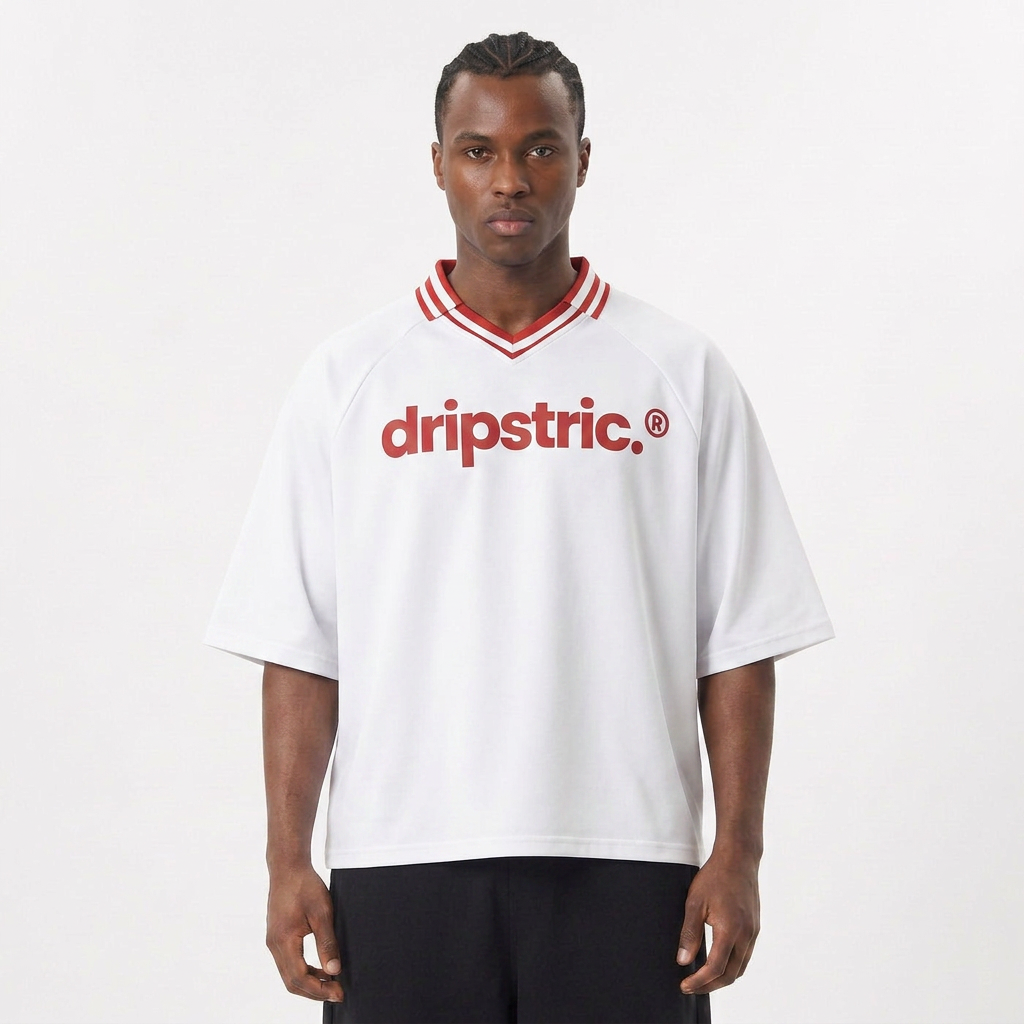 Contrast Collar Tee - D001