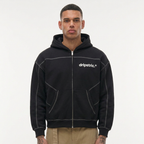 Zip-Up Stitched Hoodie - Dripstric® Edition 
