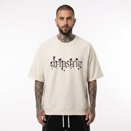 (LIMITED)Short Sweatshirt - Roses