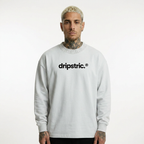 Ribbed-Neck Sweatshirt - D001